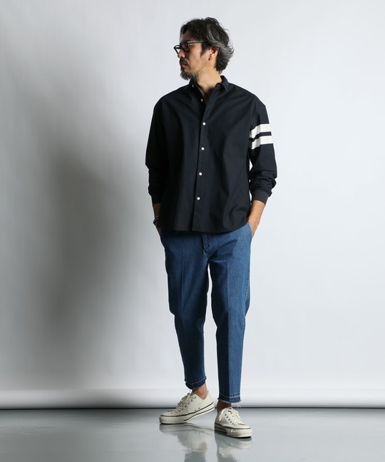 レインボー デニム スラックス