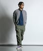 ヴィンテージ加工 スウェット スナップカーディガン