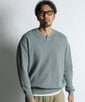 BCIコットン ヘンリーネック メッシュニット