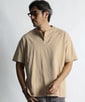 セットアップ対応 ヘビーウェイト ヘンリーネックTEE