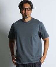 2層構造 吸水速乾クールマックス レギュラーフィット VネックTシャツ