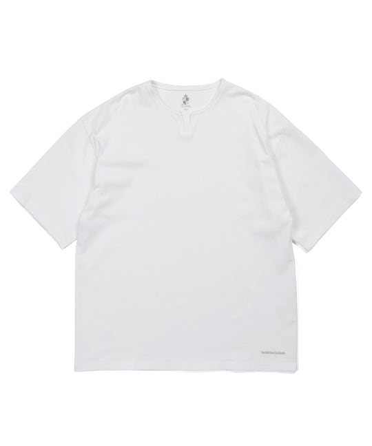 シルキータッチ キーネックTシャツ