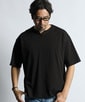 シルキータッチ キーネックTシャツ
