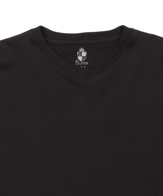 シルキータッチ 浅Vネック Tシャツ