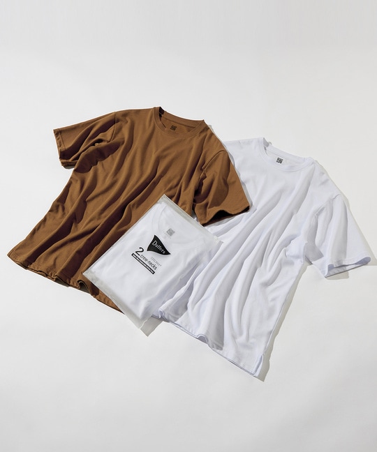 2層構造 吸水速乾 クールマックス 2PACKS ベーシックTシャツ【WEB限定アイテム】