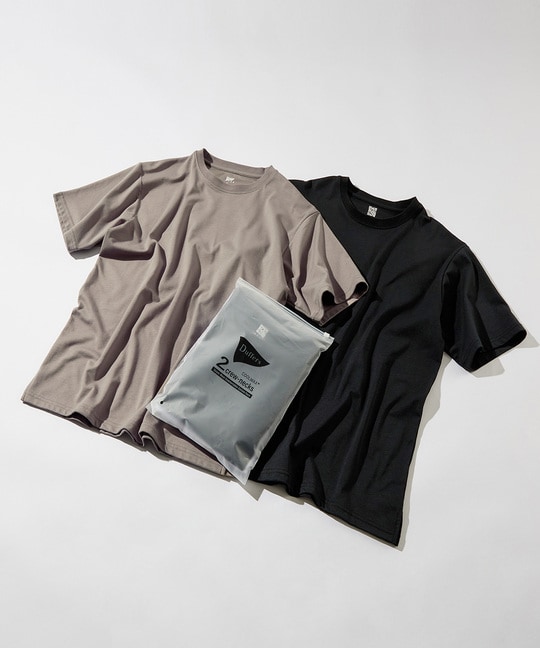 2層構造 吸水速乾 クールマックス 2PACKS ベーシックTシャツ【WEB限定アイテム】