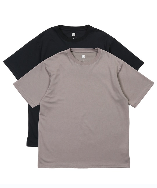 2層構造 吸水速乾 クールマックス 2PACKS ベーシックTシャツ【WEB限定アイテム】