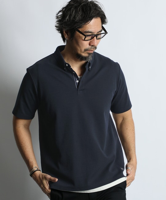 吸水速乾・防シワ クールファイバー 台衿付 ポロシャツ