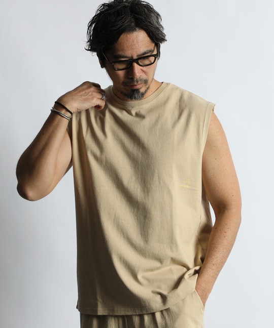セットアップ対応 ヘビーウェイト ノースリーブTシャツ