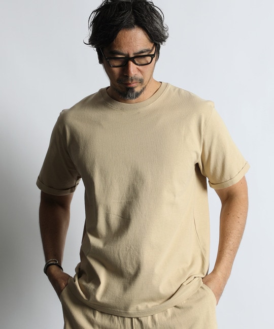 セットアップ対応 ヘビーウェイト ロールアップTシャツ