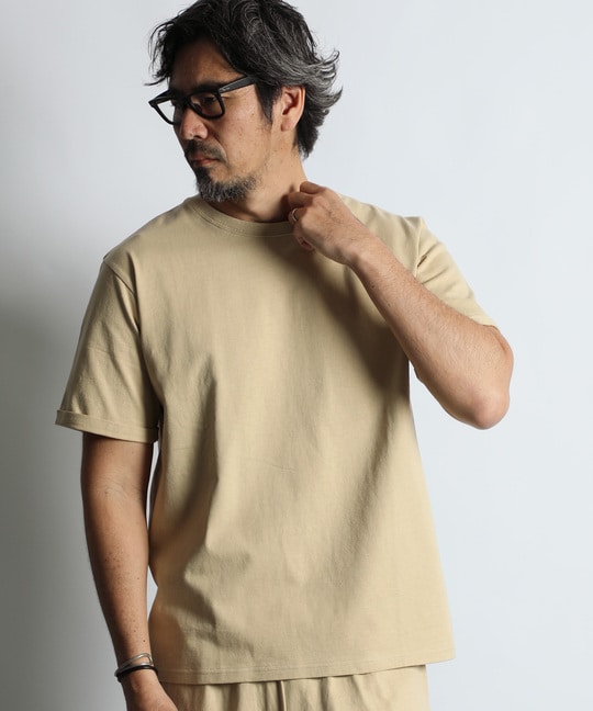 セットアップ対応 ヘビーウェイト ロールアップTシャツ