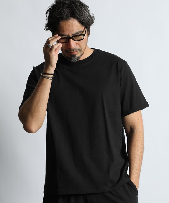 セットアップ対応 ヘビーウェイト ロールアップTシャツ