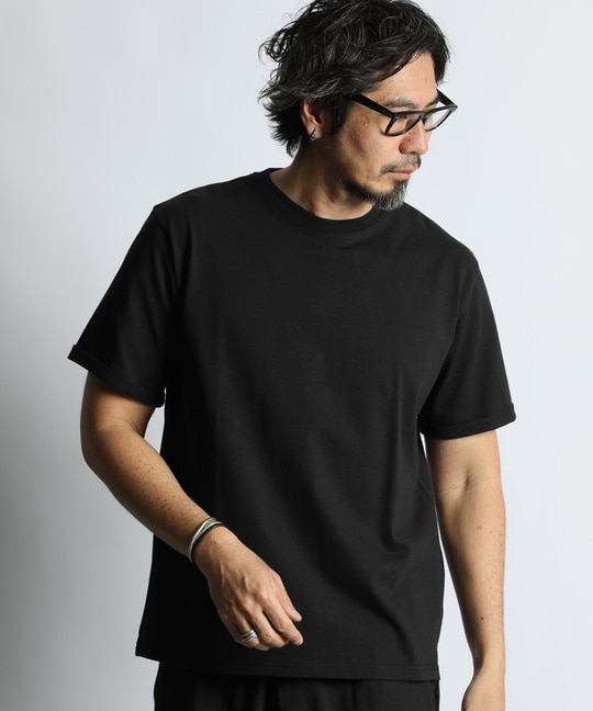 セットアップ対応 ヘビーウェイト ロールアップTシャツ
