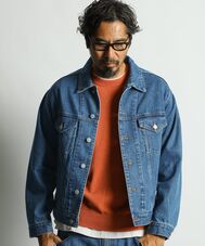 セットアップ対応 デニムトラッカージャケット